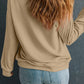 Plus Size Pumpkin Graphic Dropped Shoulder Sweatshirt