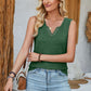 Full Size Heathered Notched Wide Strap Tank