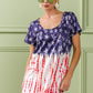 BiBi American Flag Theme Tee Dress - Brand BiBi
