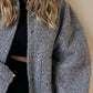 Full Size Snap Down Drop Shoulder Jacket