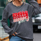 Full Size MERRY CHRISTMAS Round Neck Long Sleeve Sweatshirt