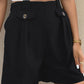 Decorative Button Pocketed Shorts