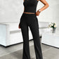 Devine Square Neck Tank and Drawstring Pants Set