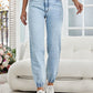 High Waist Jeans with Pockets
