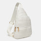 Quilted Adjustable Strap Puffy Sling Bag