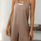 Mandy Pocketed Racerback Wide Strap Romper
