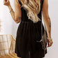 Wide Strap Mini Dress with Pockets