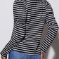 Full Size Striped Round Neck Long Sleeve T-Shirt