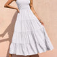 Tiered Smocked Wide Strap Dress