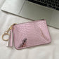 Lily & Luna PU Leather Tassel Trim Card Case