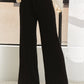 ADORA Tied Wide Leg Knit Pants
