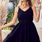 BiBi V-Neck Ruffle Hem Mini Cami Dress - Brand BiBi