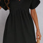V-Neck Short Sleeve Dress