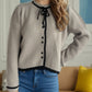 Button Down Long Sleeve Cardigan