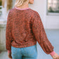 Full Size Leopard Round Neck Long Sleeve Sweatshirt