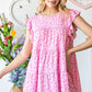 Heimish Full Size Floral Ruffled Tiered Top