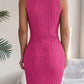 V-Neck Wide Strap Sweater Dress