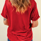 Graphic Round Neck Short Sleeve T-Shirt