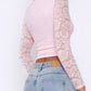 Devine V-Neck Long Sleeve Lace Top