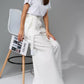 Full Size Sequin Round Neck Short Sleeve Wide Leg Jumpsuit