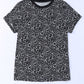 Animal Print Round Neck Short Sleeve T-Shirt