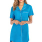 Contrast Piping Pocketed Short Sleeve Lounge Dress