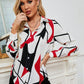 Printed Collared Neck Long Sleeve Shirt
