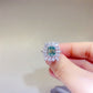 1 Carat Moissanite 925 Sterling Silver Ring 💜