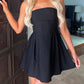 Devine Bow Back Tube Mini Dress