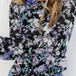 Floral Round Neck Long Sleeve T-Shirt