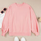 Round Neck Long Sleeve Sweatshirt
