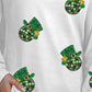 Full Size Sequin V-Neck Long Sleeve T-Shirt