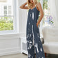 Tie-Dye Spaghetti Strap Jumpsuit with Pockets