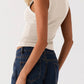 Lovelet Button Up Round Neck Tank