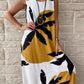 Printed Round Neck Mini Tank Dress