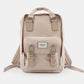 Himawari Contrast Waterproof Nylon Backpack Bag