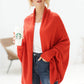 Open Front Batwing Sleeve Cardigan