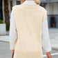 Side Slit V-Neck Sweater Vest