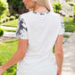 Guitar Graphic Round Neck Short Sleeve T-Shirt