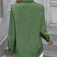 Button Up Collared Neck Long Sleeve Shirt