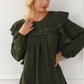 Round Neck Ruffled Blouse