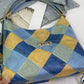PU Leather Color Block Shoulder Bag