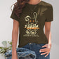 Rabbit Graphic Round Neck Short Sleeve T-Shirt