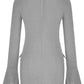 Mock Neck Long Sleeve Mini Dress