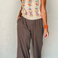 Embroidered Cable-Knit Round Neck Sweater Vest