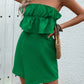Ruffled Tube Romper