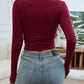 Round Neck Long Sleeve T-Shirt