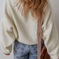 Sherpa Half Snap Long Sleeve Jacket