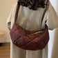 Quilted Polyester Crossbody Bag
