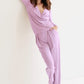 Buttery-Soft Surplice Long Sleeve Top and Pants Set